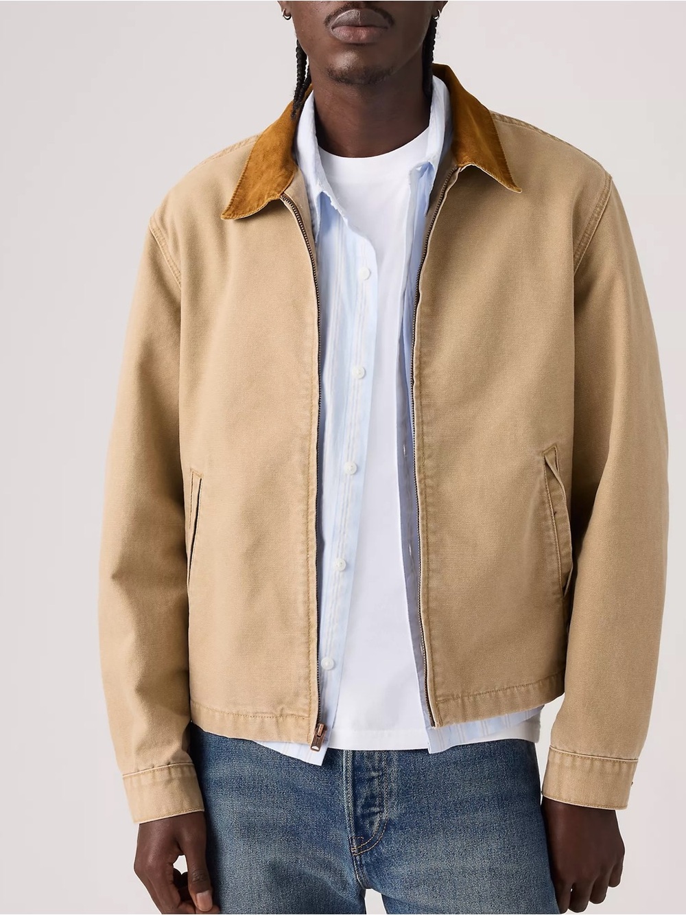 Levi’s Castro Mechanics Full-Zip Lightweight Canvas Jacket